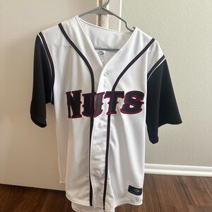 Youth White and Black Sports Jersey